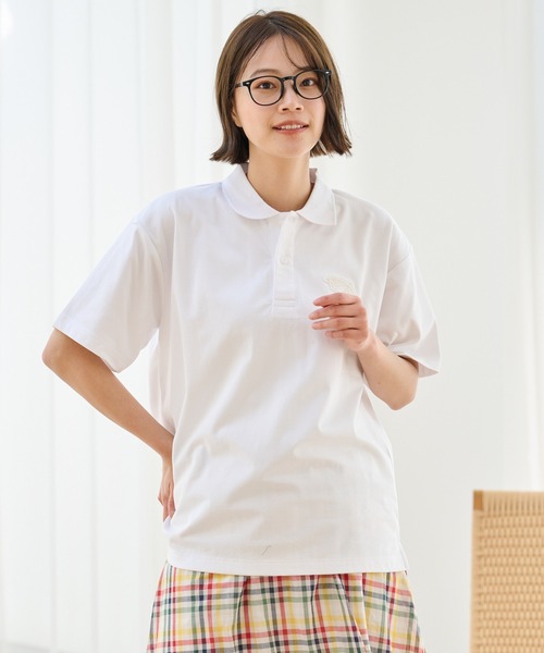 Arnold Palmer（アーノルドパーマー）の「ライトダンボール シェア ビッグアンブレラ ポロシャツ（ポロシャツ・レディース・ブラック/ホワイト/スカイブルー・L/M/S/LL/XS）」の2枚目の写真