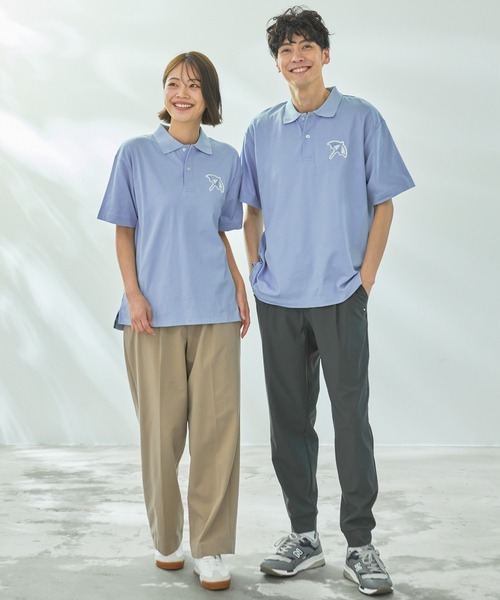 Arnold Palmer（アーノルドパーマー）の「ライトダンボール シェア ビッグアンブレラ ポロシャツ（ポロシャツ・レディース・ブラック/ホワイト/スカイブルー・L/M/S/LL/XS）」の5枚目の写真