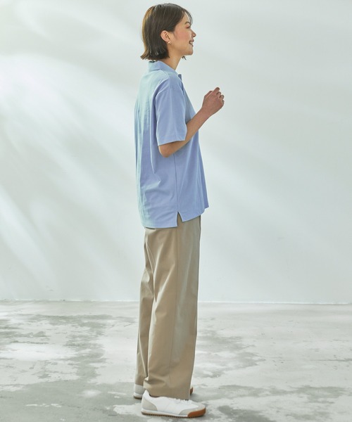 Arnold Palmer（アーノルドパーマー）の「ライトダンボール シェア ビッグアンブレラ ポロシャツ（ポロシャツ・レディース・ブラック/ホワイト/スカイブルー・L/M/S/LL/XS）」の21枚目の写真