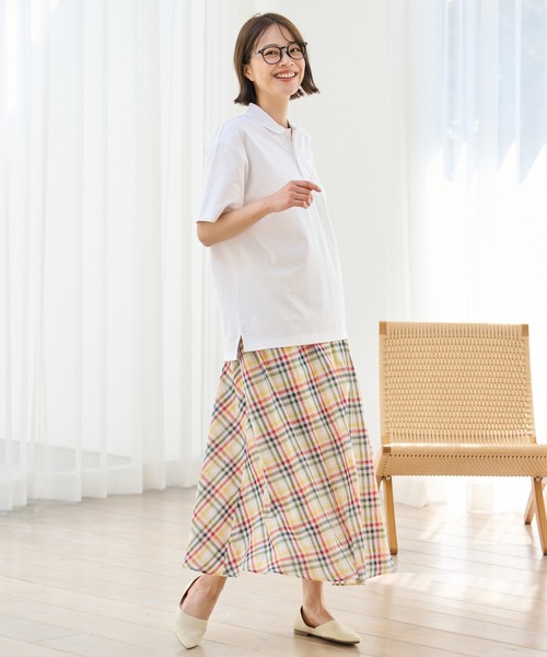 Arnold Palmer（アーノルドパーマー）の「ライトダンボール シェア ビッグアンブレラ ポロシャツ（ポロシャツ・レディース・ブラック/ホワイト/スカイブルー・L/M/S/LL/XS）」の10枚目の写真