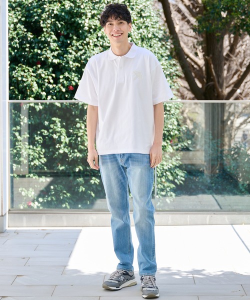 Arnold Palmer（アーノルドパーマー）の「ライトダンボール シェア ビッグアンブレラ ポロシャツ（ポロシャツ・レディース・ブラック/ホワイト/スカイブルー・L/M/S/LL/XS）」の8枚目の写真