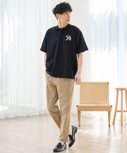 Arnold Palmer（アーノルドパーマー）の「ライトダンボール シェア ビッグアンブレラ ポロシャツ（ポロシャツ・レディース・ブラック/ホワイト/スカイブルー・L/M/S/LL/XS）」の12枚目の写真