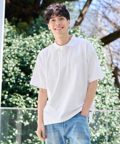 Arnold Palmer（アーノルドパーマー）の「ライトダンボール シェア ビッグアンブレラ ポロシャツ（ポロシャツ・レディース・ブラック/ホワイト/スカイブルー・L/M/S/LL/XS）」の6枚目の写真