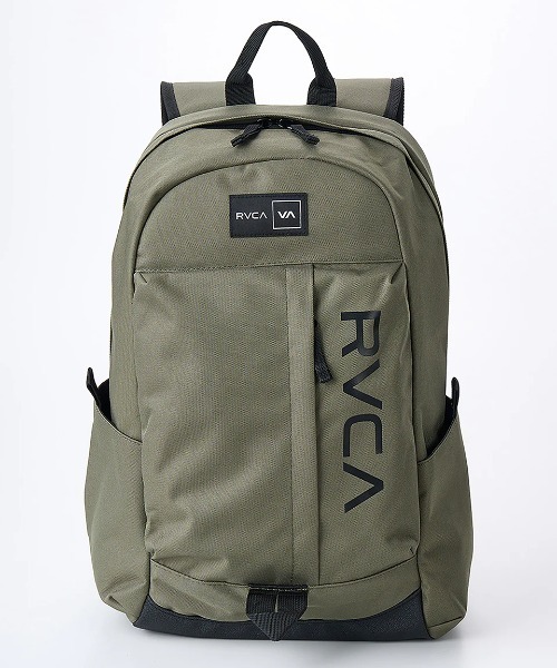 RVCA(ルーカ)の「RVCA メンズ EDC BPK バックパック/リュック 【2025年夏モデル】/ルーカロゴバックパック・リュックサック(バックパック/リュック・メンズ・オリーブ/ブラック・FREE)」の1枚目の写真