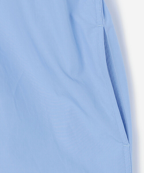 DANTON ダントン コットン 半袖シャツワンピース サックスブルー 美品 DANTON | コットン 半袖シャツワンピース SOLID WOMEN（シャツ