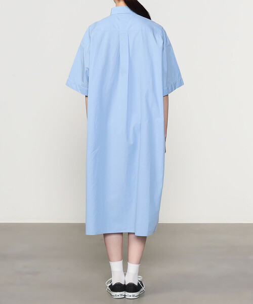 DANTON | コットン 半袖シャツワンピース SOLID WOMEN（シャツ