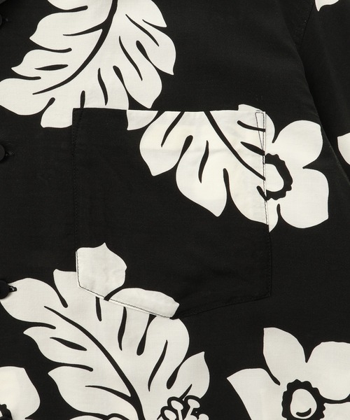 ADAM ET ROPE'(アダムエロペ)の「《BLACK&WHITE》ボックスシルエット アロハ シャツ(シャツ/ブラウス・メンズ・ブラック系その他/ブラック系その他2・M/L)」の8枚目の写真