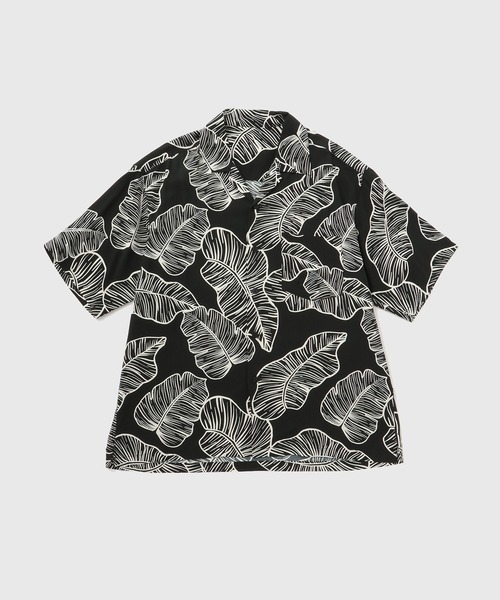 ADAM ET ROPE'(アダムエロペ)の「《BLACK&WHITE》ボックスシルエット アロハ シャツ(シャツ/ブラウス・メンズ・ブラック系その他/ブラック系その他2・M/L)」の20枚目の写真
