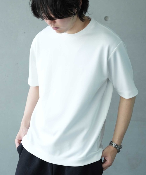UNION STATION（ユニオンステーション）の「【接触冷感／キシリトールプリント】南極モチーフ ワンポイントデザインTEE（Tシャツ/カットソー・メンズ・ブラック/ホワイト/ネイビー・M/L/LL）」の2枚目の写真