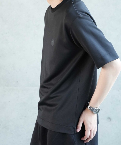 UNION STATION（ユニオンステーション）の「【接触冷感／キシリトールプリント】南極モチーフ ワンポイントデザインTEE（Tシャツ/カットソー・メンズ・ブラック/ホワイト/ネイビー・M/L/LL）」の11枚目の写真