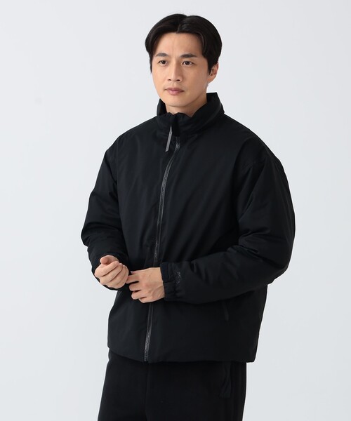 BEAMS GOLF(ビームスゴルフ)の「▲B.G.THREE / ALL-TIME 撥水 フルシームダウンブルゾン(LV.7)(ブルゾン・メンズ・ブラック/ネイビー・MEDIUM/X-LARGE/LARGE)」の6枚目の写真
