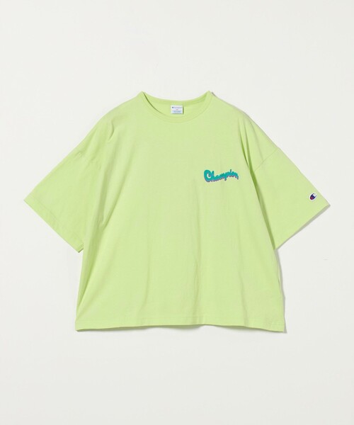 Champion（チャンピオン）の「＜Champion＞ガールズ ショートスリーブ Tシャツ / キッズ  140cm-160cm（Tシャツ/カットソー・キッズ・ブラック/ライトグレー/ライム・140cm/150cm/160cm）」の18枚目の写真