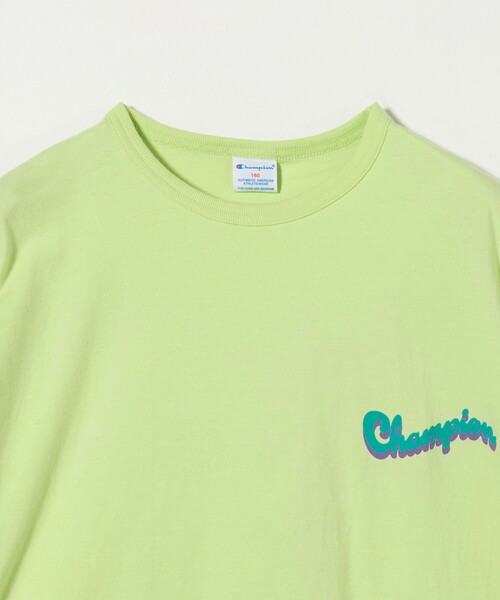 Champion（チャンピオン）の「＜Champion＞ガールズ ショートスリーブ Tシャツ / キッズ  140cm-160cm（Tシャツ/カットソー・キッズ・ブラック/ライトグレー/ライム・140cm/150cm/160cm）」の19枚目の写真