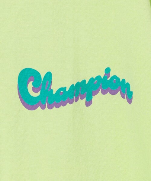 Champion（チャンピオン）の「＜Champion＞ガールズ ショートスリーブ Tシャツ / キッズ  140cm-160cm（Tシャツ/カットソー・キッズ・ブラック/ライトグレー/ライム・140cm/150cm/160cm）」の20枚目の写真