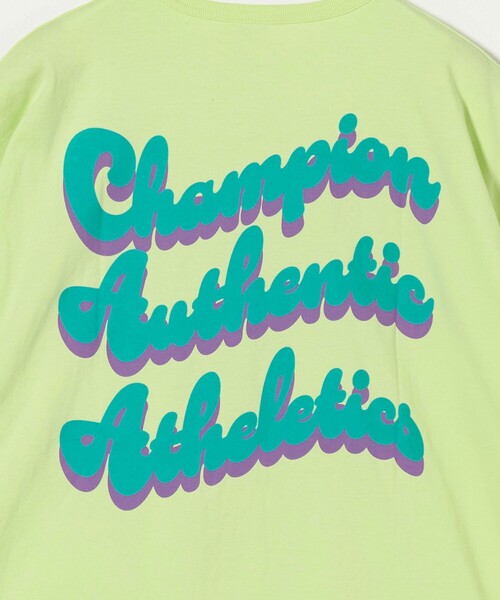 Champion（チャンピオン）の「＜Champion＞ガールズ ショートスリーブ Tシャツ / キッズ  140cm-160cm（Tシャツ/カットソー・キッズ・ブラック/ライトグレー/ライム・140cm/150cm/160cm）」の21枚目の写真