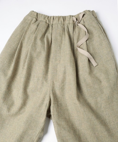 Dulcamara（ドゥルカマラ）の「縮絨ウールタックワイドPT（スラックス・メンズ・グリーン系その他/チャコールグレー/ダークブラウン・0/1）」の17枚目の写真