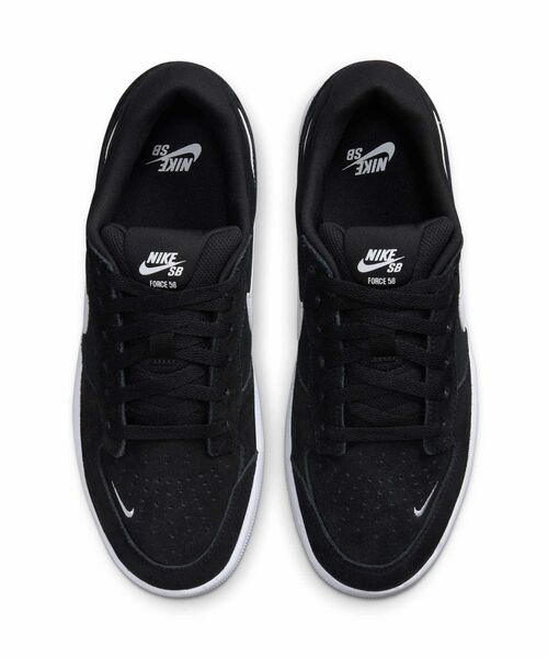 NIKE SB（ナイキエスビー）の「ナイキ SB フォース 58 スケートボードシューズ / Nike SB Force 58 Skate Shoe CZ2959-001 Black（スニーカー・メンズ・ブラック・26.5/27.5/25/25.5/26/24.5/30/29/24/29.5/28/27/28.5）」の4枚目の写真