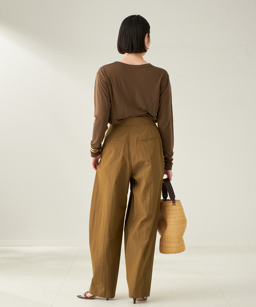 plage(プラージュ)の「R’IAM ルーズロンT(Tシャツ/カットソー・レディース・キャメル/ブラウン/ホワイト・FREE)」の15枚目の写真