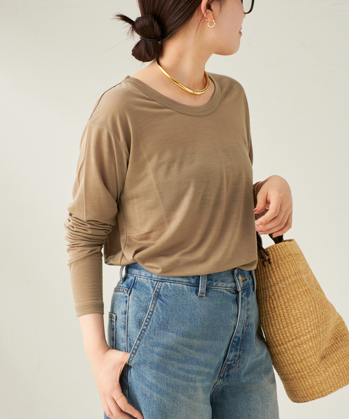 プラージュ　Plage R’IAM KNIT T ナチュラル plage（プラージュ）の「R'IAM KNIT T（ニット/セーター）」 - WEAR