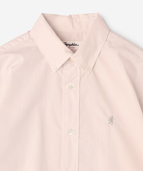 ジムフレックス ショートボタンダウンシャツ SOLID WOMEN Gymphlex レディース 国内正規品 GYMPHLEX ジムフレックス ショートボタンダウンシャツ SOLID