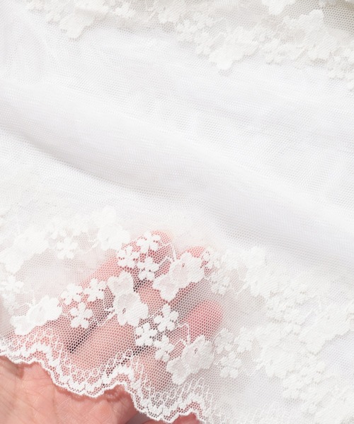 Lace Ladies(レースレディース)の「小花柄 フレンチ レース カップ付き キャミソール(キャミソール・レディース・ホワイト/ブラック/グレー・XL/L/M)」の15枚目の写真