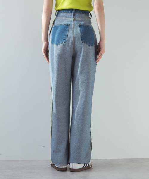 bohmal(ボマール)の「リバースミディアムデニムパンツ(デニムパンツ・レディース・ブルー/グレー・MEDIUM/SMALL/LARGE)」の19枚目の写真