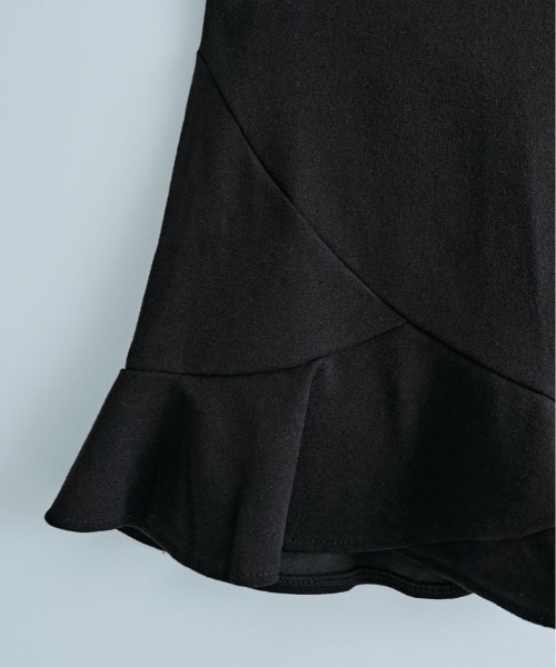 kirakiraShop（キラキラショップ）の「ラッフル アシメ ミニスカート（スカート・レディース・ブラック/アイボリー・S/M/L）」の13枚目の写真