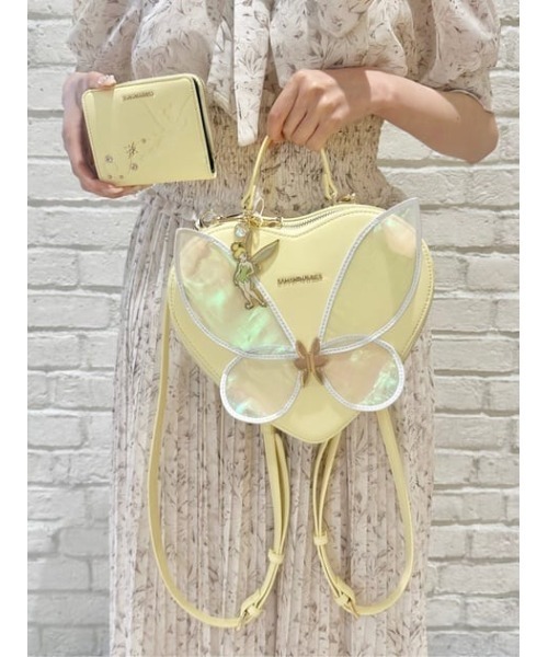 SAMANTHAVEGA（サマンサベガ）の「「ティンカーベル」コレクションハート型ショルダーバッグ（ショルダーバッグ・レディース・ペールイエロー・FREE）」の14枚目の写真