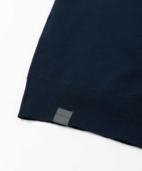 TENTIAL(テンシャル)の「MIGARU Light Knit Short Sleeve Polo Shirt(ポロシャツ・メンズ・ベージュ/ネイビー/ホワイト/ブラック・SMALL/MEDIUM/LARGE/X-LARGE)」の8枚目の写真