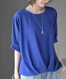 rps | ネックレス付き異素材切替裾タックプルオーバー(その他トップス)