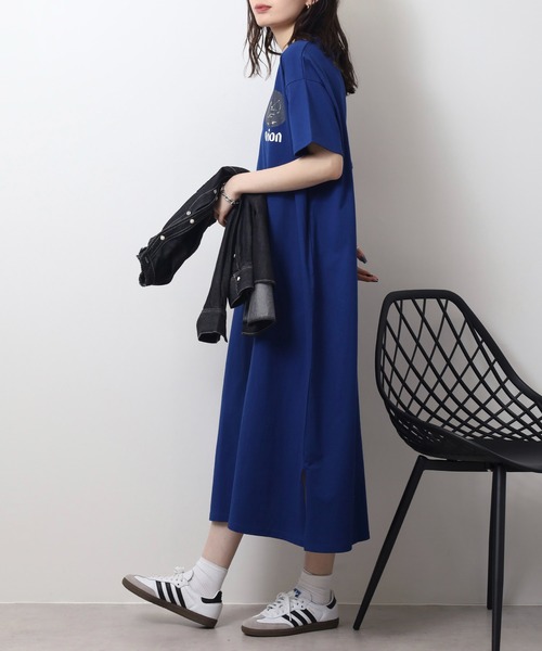 FUNALIVE(ファンアライブ)の「オリオン ビール Tシャツワンピース(ワンピース・レディース・ブラック/オフホワイト/ブルー・M-L)」の6枚目の写真