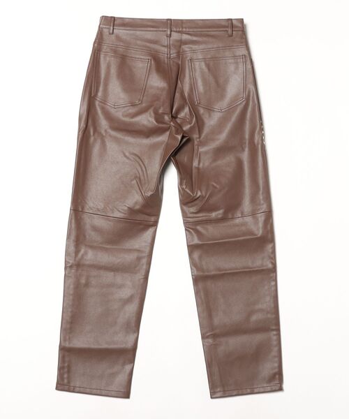 ROYAL FLASH（ロイヤルフラッシュ）の「Bloomyard/ブルームヤード/Fake Leather Side Studs Pants（その他パンツ・メンズ・ブラウン/ブラック・L/M/XL）」の3枚目の写真