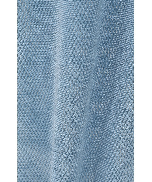 CLANE（クラネ）の「SHEER VELOUR POWER SHOULDER TOPS（Tシャツ/カットソー・レディース・ブルー/ホワイト/ブラック/ベージュ・1/2）」の16枚目の写真