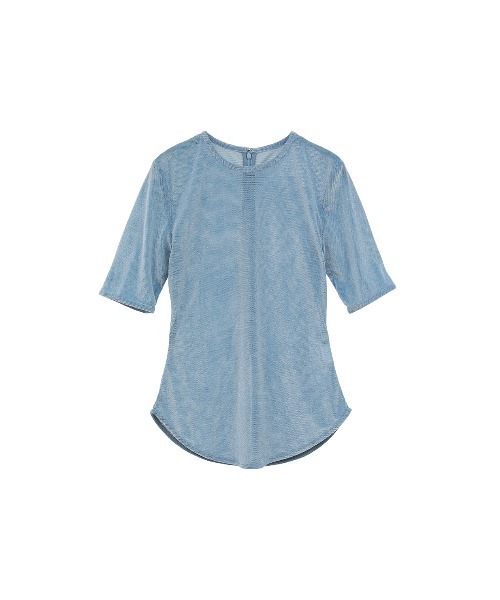 トップス CLANE SHEER VELOUR POWER SHOULDER TOPS SHEER VELOUR POWER SHOULDER TOPS｜TOPS(トップス)｜CLANE