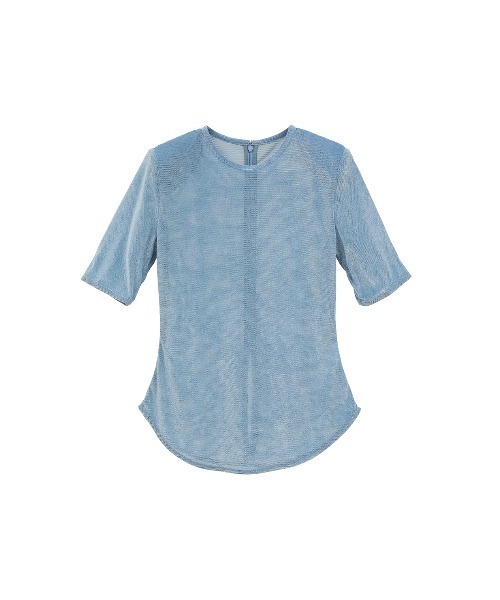 クラネ　SHEER VELOUR POWER SHOULDER TOPS SHEER VELOUR POWER SHOULDER TOPS｜TOPS(トップス)｜CLANE