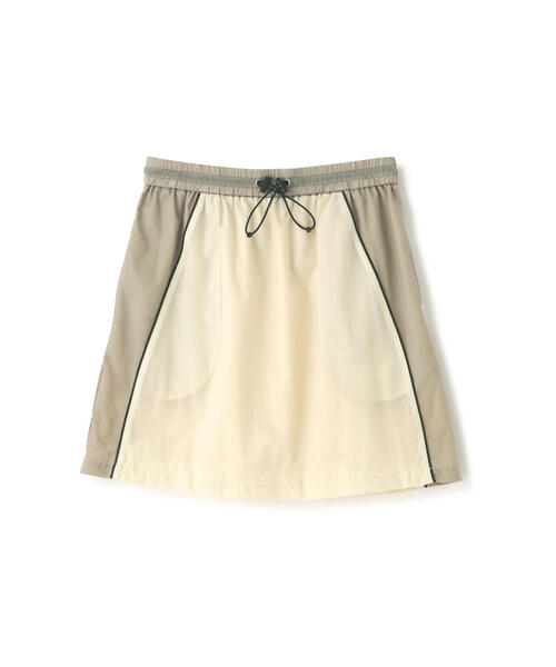 AVIREX(アヴィレックス)の「SHEER COLOR SCHEME SKIRT/シアーカラー スキームスカート(スカート・レディース・ブラック/アイボリー・F)」の22枚目の写真