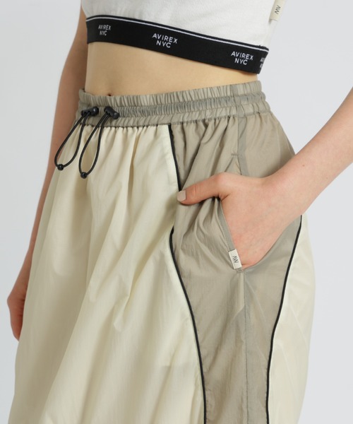 SHEER COLOR SCHEME SKIRT/シアーカラー スキームスカート