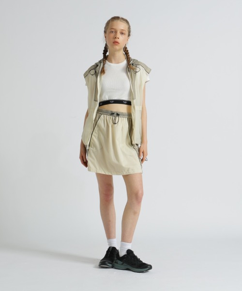 国内発送【AVIREX】SHEER COLOR SCHEME SKIRT SHEER COLOR SCHEME SKIRT/シアーカラー スキームスカート