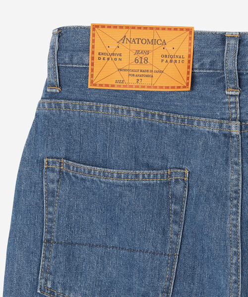 ANATOMICA(アナトミカ)の「ANATOMICA | 618 MARILYNⅠ USED WASH WOMEN(デニムパンツ・レディース・ブルー・28/26/27/25)」の6枚目の写真