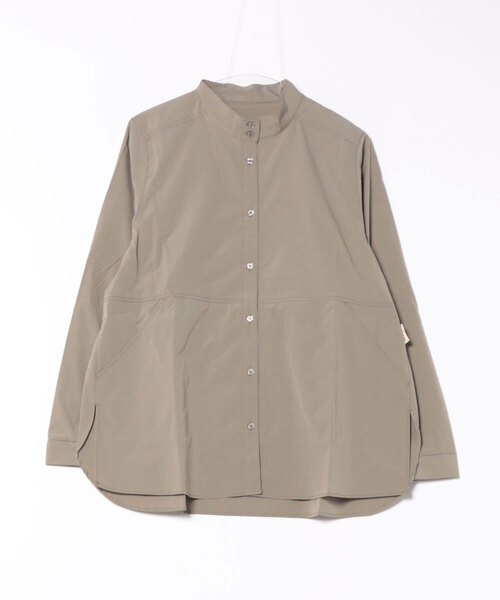 BELLUNA PLUS(ベルーナ)の「<S/F>花粉対策!スタンドカラーシャツ(シャツ/ブラウス・レディース・ベージュ/カーキ・MEDIUM/LARGE/X-LARGE)」の12枚目の写真