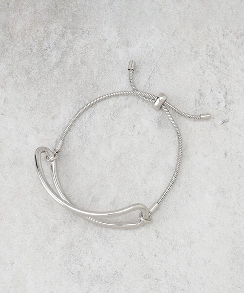 OPAQUE.CLIP(オペークドットクリップ)の「オーバルスネークチェーンブレスレット(ブレスレット・レディース・ゴールド/シルバー・00)」の1枚目の写真