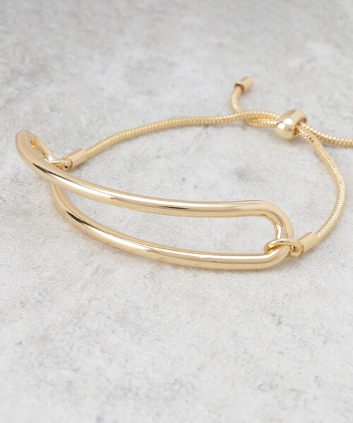 OPAQUE.CLIP(オペークドットクリップ)の「オーバルスネークチェーンブレスレット(ブレスレット・レディース・ゴールド/シルバー・00)」の5枚目の写真
