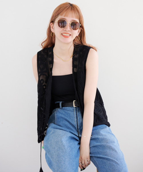 B.C STOCK（ベーセーストック）の「【WEB限定】スリムフレームサングラス（サングラス・レディース・ブラウン/ブラック・FREE）」の21枚目の写真