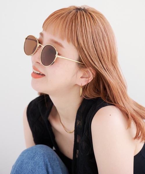 B.C STOCK（ベーセーストック）の「【WEB限定】スリムフレームサングラス（サングラス・レディース・ブラウン/ブラック・FREE）」の16枚目の写真