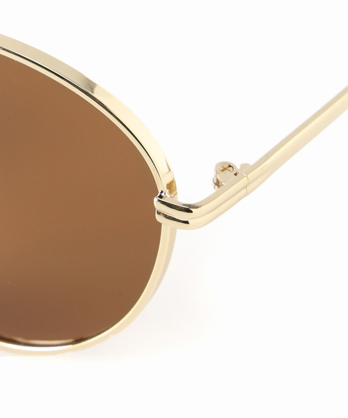 B.C STOCK（ベーセーストック）の「【WEB限定】スリムフレームサングラス（サングラス・レディース・ブラウン/ブラック・FREE）」の3枚目の写真