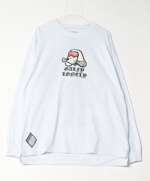 LONELY/論理(ロンリー)の「LONELY(論理)/ロンリー×GALFY/ガルフィー SICK YOLO LONG SLEEVE ロンT(Tシャツ/カットソー・メンズ・ホワイト・XL/L)」の8枚目の写真