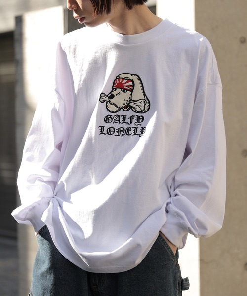 LONELY/論理(ロンリー)の「LONELY(論理)/ロンリー×GALFY/ガルフィー SICK YOLO LONG SLEEVE ロンT(Tシャツ/カットソー・メンズ・ホワイト・XL/L)」の4枚目の写真