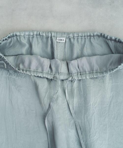 CODE A（コードエー）の「ribbon easy pants（その他パンツ・レディース・ホワイト/ライトグレー/ブラック・36/38）」の11枚目の写真