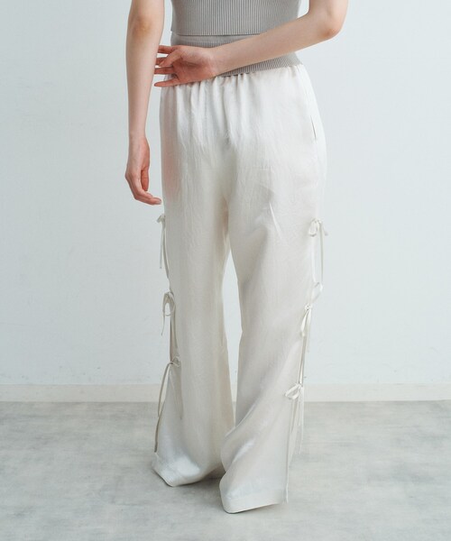 CODE A（コードエー）の「ribbon easy pants（その他パンツ・レディース・ホワイト/ライトグレー/ブラック・36/38）」の18枚目の写真