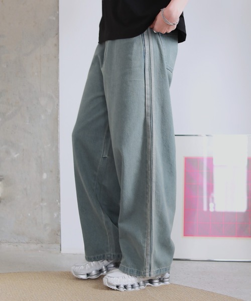 ROCHEM(ローシェン)の「カーブシルエットサイドラインデニム(デニムパンツ・メンズ・ブラック/ブルー・XS/S/M/L)」の19枚目の写真
